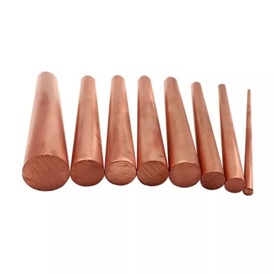 8mm Durchmesser 99,9% reiner kupferner Rod C1100 ringsum Form-Weiche temperte