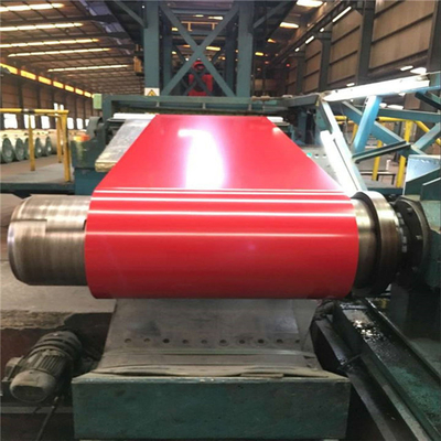 Metalldeckung bedeckt Stahl-Spulen der Baumaterial-PPGI, Farbüberzogene Stahlspule, vorgestrichene galvanisierte Stahlspule Z275