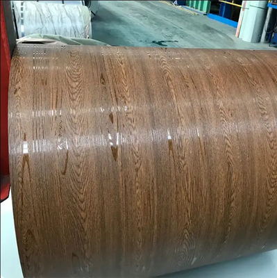 Holz-/Grasmuster Vormalte Galvanisierte Stahlspule Z275 Z500 0,25-0,8 mm Farbbeschichtung